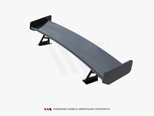 Maxton Carbon Spoiler With External Brackets Uprights + LED BMW 3 / M3 Coupe E92 Maxton Carbon Spoiler With External Brackets Uprights + LED BMW 3 / M3 Coupe E92