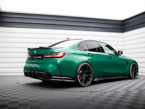 Maxton Carbon Fiber Rear Side Splitters BMW M3 Sedan / Touring G80 / G81 Maxton Carbon Fiber Rear Side Splitters BMW M3 Sedan / Touring G80 / G81