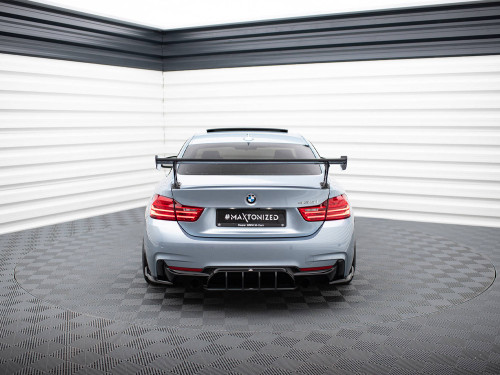 Maxton Carbon Spoiler With External Brackets Uprights BMW 4 F32 / 4 F32 M-Pack Coupe Maxton Carbon Spoiler With External Brackets Uprights BMW 4 F32 / 4 F32 M-Pack Coupe