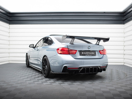 Maxton Carbon Spoiler With Internal Brackets Uprights BMW 4 F32 / 4 F32 M-Pack Coupe