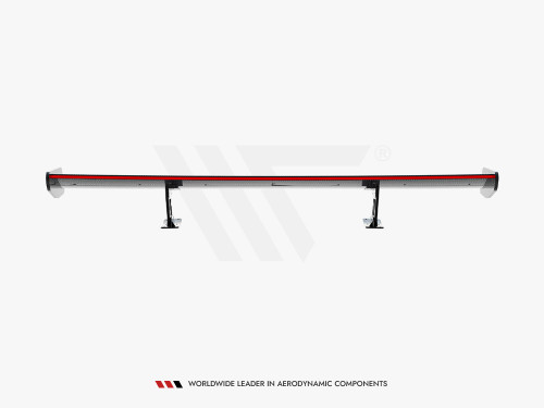 Maxton Carbon Spoiler With Internal Brackets Uprights + LED BMW 4 F32 / 4 F32 M-Pack Coupe