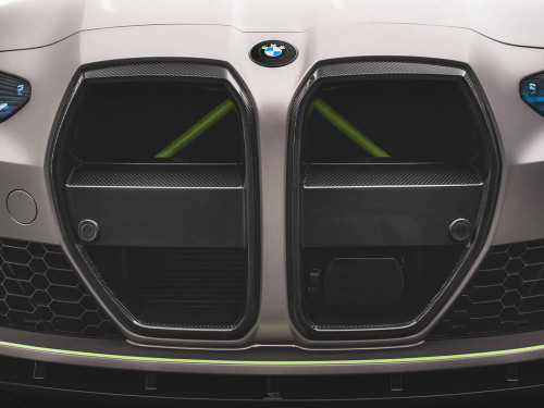 Maxton Carbon Fiber Front Grill + License Plate Holder Base BMW M3 G80 / G81 - WITH ACC Maxton Carbon Fiber Front Grill + License Plate Holder Base BMW M3 G80 / G81 - WITH ACC