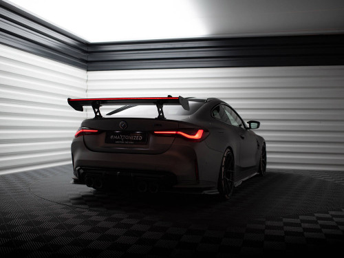 Maxton Carbon Spoiler With Internal Brackets Uprights + LED BMW M4 G82 / G82 Facelift / M440i / 4 M-Pack G22 / G22 Facelift