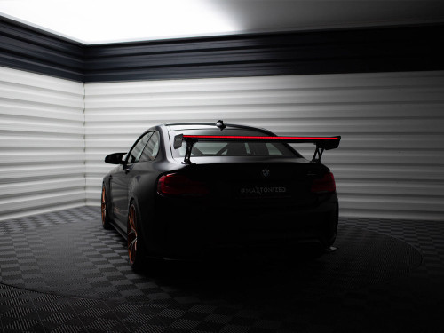 Maxton Carbon Spoiler With External Brackets Uprights + LED BMW M2 F87 Maxton Carbon Spoiler With External Brackets Uprights + LED BMW M2 F87