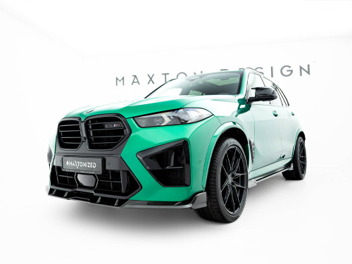 Maxton Prepreg Carbon Fiber Front Splitter BMW X5 M F95 Facelift