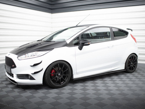 Maxton Side Skirts Diffusers Ford Fiesta Mk7 Facelift ST / Zetec S