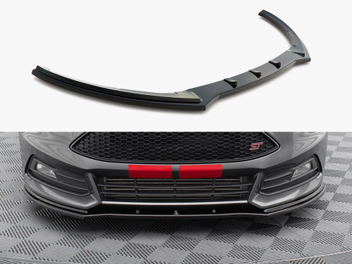 Maxton Front Splitter V.1 Ford Focus ST Mk3 FL