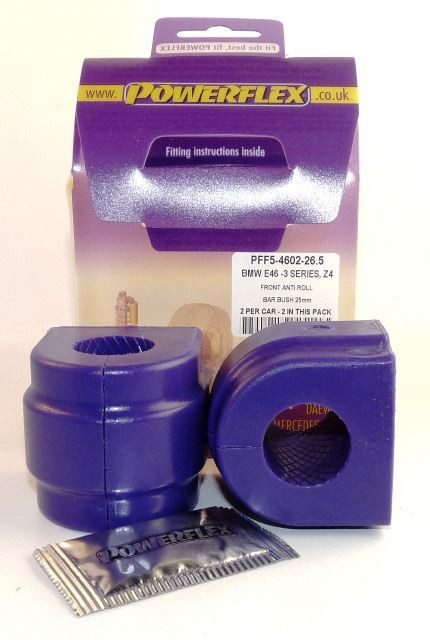 Front Anti Roll Bar Mounting Bush 26.5mm - 2 x PFF5-4602-26.5 - 3