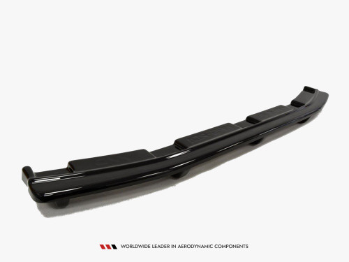 Maxton Central Rear Splitter Mazda 3 MK2 MPS (With Vertical Bars)
