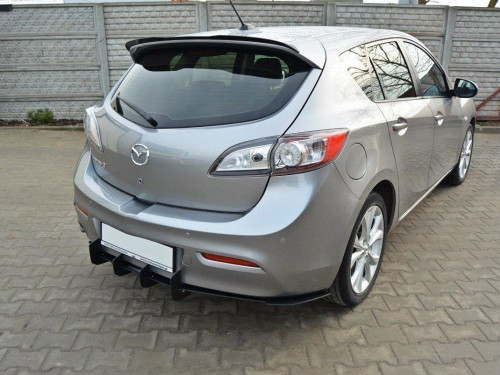 Maxton Mazda 3 MK2 Sport (Preface) Rear Diffuser & Rear Side Splitters