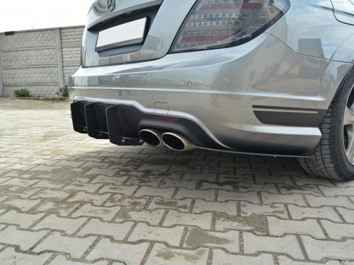 Maxton Rear Diffuser & Rear Side Splitters Mercedes-Benz C Sedan / Estate AMG-Line W204 / S204