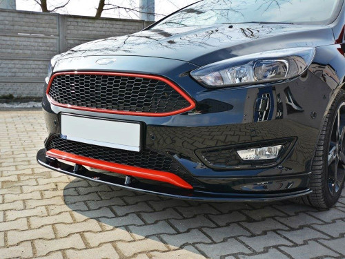 Maxton Front Splitter V.1 Ford Focus 3 St-line (Facelift) (2015-2018)