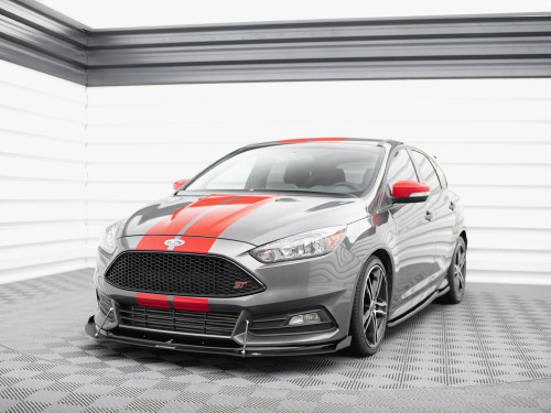 Maxton Hybrid Front Splitter V.2 Ford Focus ST Mk3 FL