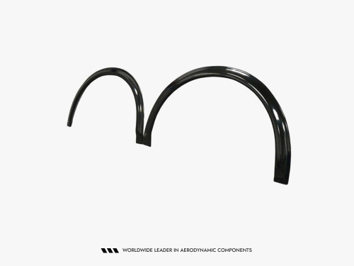 Maxton Fenders Extension Volkswagen Golf R / R-Line Mk7 Facelift - Gloss Black