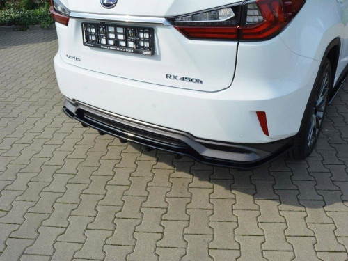 Maxton Rear Splitter (Vertical Bars) Lexus RX Mk4 H