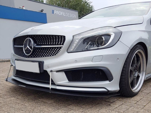 Maxton Front Racing Splitter Mercedes A W176 Amg-line (2012-2015)