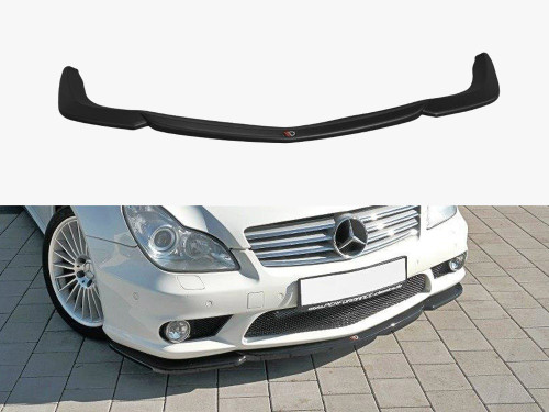 Maxton Front Splitter V.1 Mercedes CLS C219 55AMG Sedan (2004-2006)
