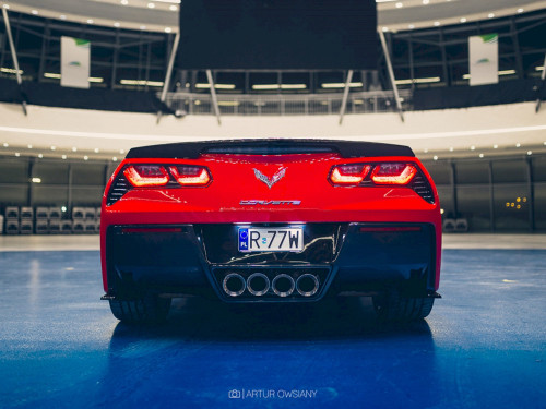 Maxton Rear Side Splitters V.1 Chevrolet Corvette Stingray / Grand Sport C7