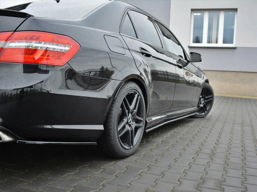 Maxton Side Skirts Splitters Mercedes E-class 212 63 AMG (2009-2012)