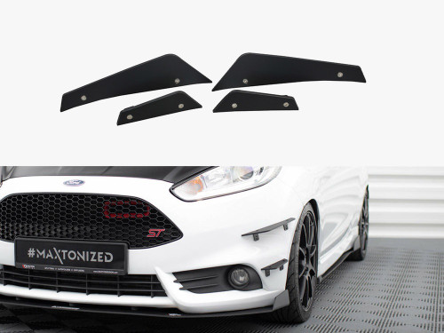 Maxton Front Bumper Wings (Canards) Ford Fiesta ST Mk7 FL
