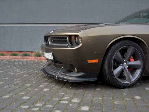 Maxton Hybrid Front Splitter V.1 Dodge Challenger Mk3 PHASE-1 SRT8 Coupe