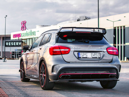 Maxton Spoiler Extension CAP Mercedes-benz GLA 45 AMG SUV (X156) Pre-facelift (2014-2017)