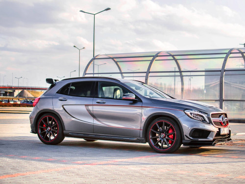 Maxton Side Skirts Splitters Mercedes-benz GLA 45 AMG SUV (X156) Pre-facelift (2014-2017)