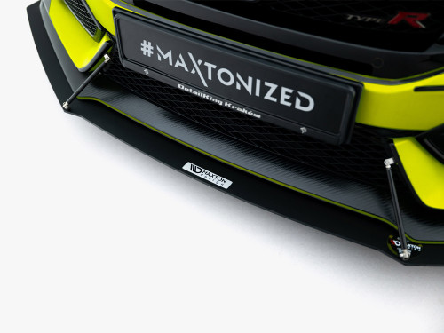 Maxton Front Racing Splitter V.1 Honda Civic Type-R Mk10 / Mk10 Facelift