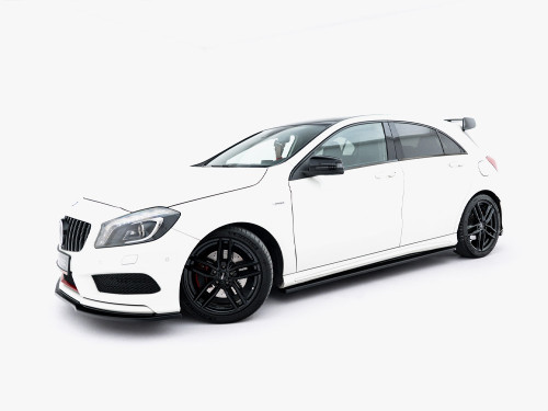 Maxton Side Skirt Diffusers Mercedes W176 AMG-Line Pre-Facelift