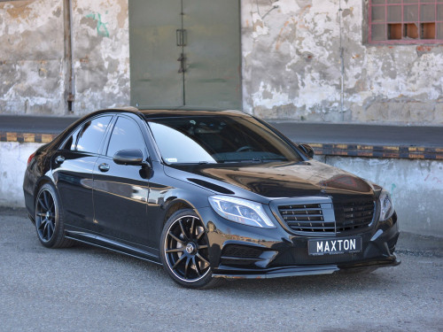 Maxton Front Splitter V.1 Mercedes S-class Amg-line W222 (2013-2017)