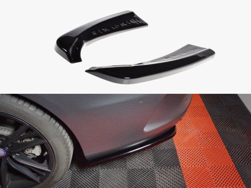 Maxton Rear Side Splitters Mercedes C-class W205 Coupe Amg-line (2015-2018)