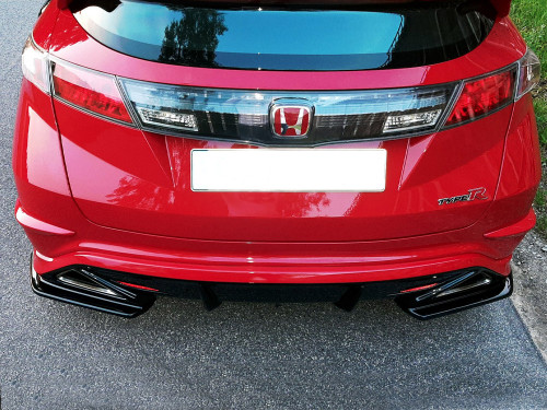 Maxton Rear Side Splitters Honda Civic VIII Type-R GP (2007-2010)