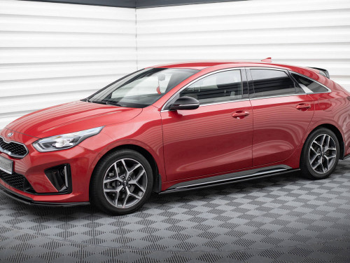 Maxton Side Skirts Diffusers Kia Ceed GT / GT-Line Mk3 / ProCeed Mk1