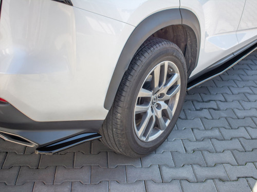 Maxton Rear Side Splitters Lexus NX Facelift (Hybrid) (2017-)