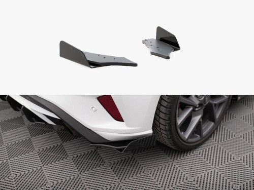 Maxton Street PRO Rear Side Splitters + Flaps Ford Focus ST Mk4