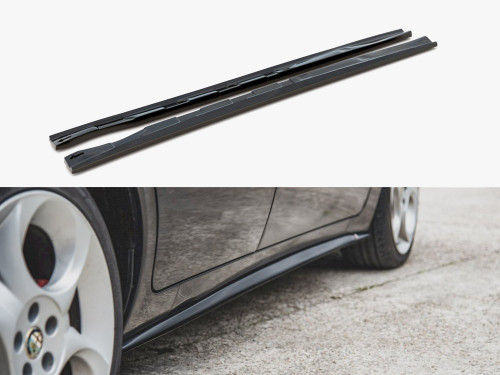 Maxton Side Skirts Diffusers Alfa Romeo 156 Facelift (2003-2006)