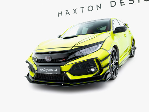 Maxton Street PRO Front Splitter Honda Civic Type-R Mk10 / Mk10 Facelift