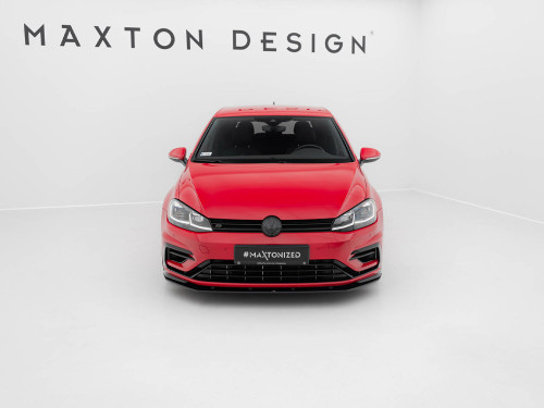 Maxton Street PRO Front Splitter Volkswagen Golf R / R-Line Mk7 Facelift