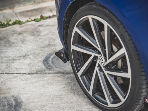 Maxton Street PRO Rear Side Splitters + Flaps Volkswagen Golf R Mk7 Facelift