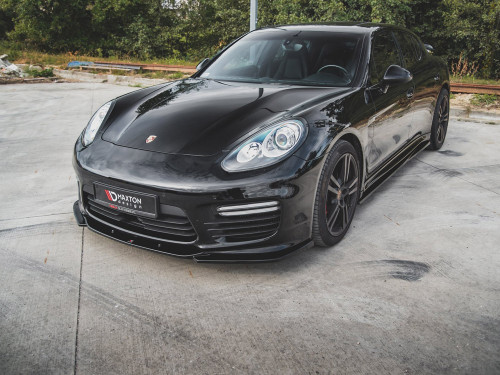 Maxton Front Splitter V.2 Porsche Panamera Turbo 970 Facelift (2013-2016)