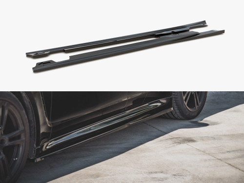 Maxton Side Skirts Diffusers V1 Porsche Panamera Turbo 970 Facelift (2013-2016)