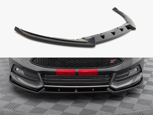Maxton Front Splitter V.4 Ford Focus ST Mk3 FL