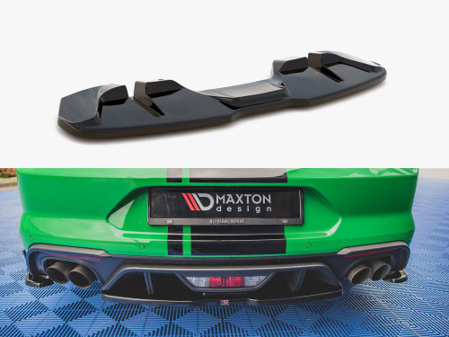 Maxton Central Rear Splitter Ford Mustang GT Mk6 Facelift (2017-)