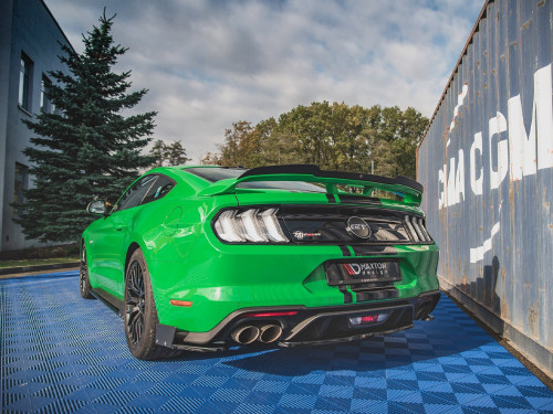 Maxton Central Rear Splitter Ford Mustang GT Mk6 Facelift (2017-)