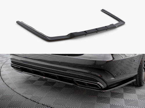 Maxton Rear Splitter (Vertical Bars) Mercedes E63 AMG Sedan W212 Facelift