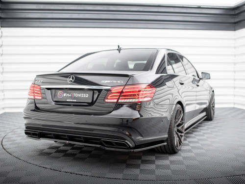 Maxton Rear Splitter (Vertical Bars) Mercedes E63 AMG Sedan W212 Facelift