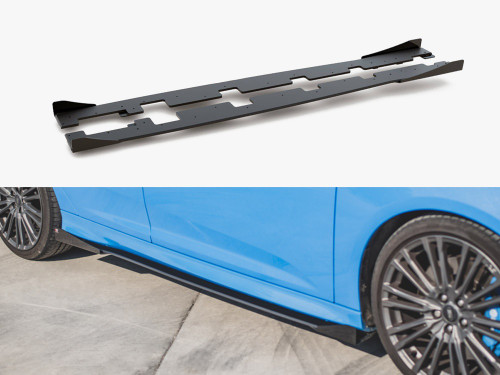 Maxton Street PRO Side Skirts Diffusers + Flaps Ford Focus RS Mk3