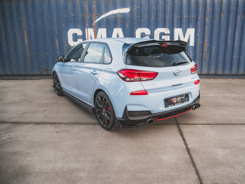 Maxton Rear Side Splitters V.6 + Flaps Hyundai I30 N Mk3 Hatchback