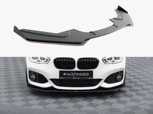 Maxton Street PRO Front Splitter V.3 + Flaps BMW 1 F20 M-Pack Facelift / M140i