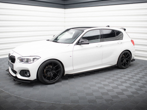 Maxton Street PRO Side Skirts Diffusers V.2 + Flaps BMW 1 F20 M135i / M140i / M-Pack